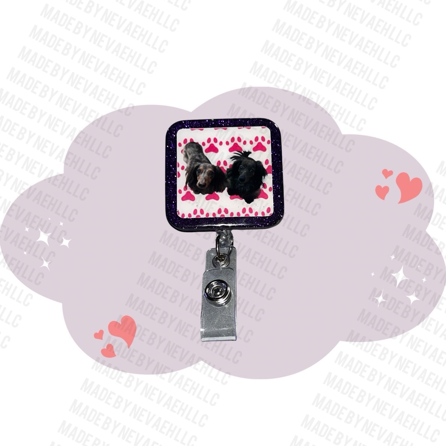 Custom photo Badge Reel
