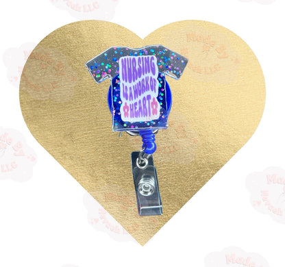 Nursing Heart Badge Reel