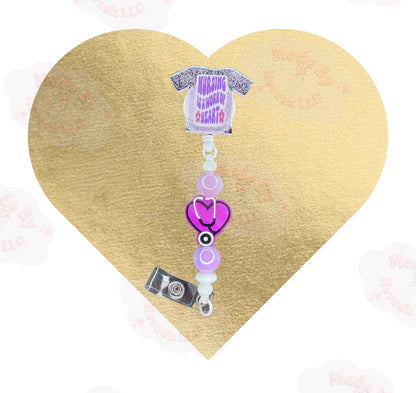 Nursing Heart Badge Reel